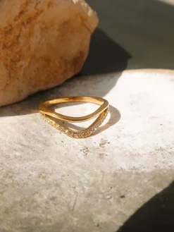 en Diamond Wave Ring Rings & Bracelets|Accessories