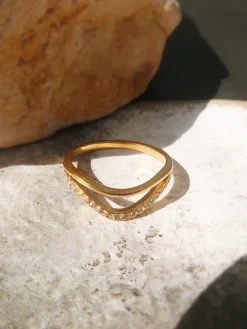 en Diamond Wave Ring Rings & Bracelets|Accessories
