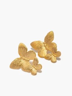 Best Double Butterfly Earrings Earrings|Accessories