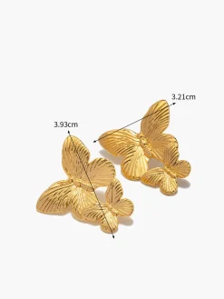 Best Double Butterfly Earrings Earrings|Accessories
