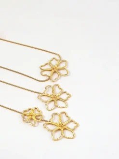 New en Floral Drop Necklace Necklaces|Accessories