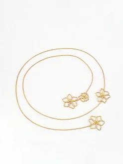 New en Floral Drop Necklace Necklaces|Accessories