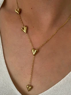 en Heart Tassel Necklace Necklaces|Accessories