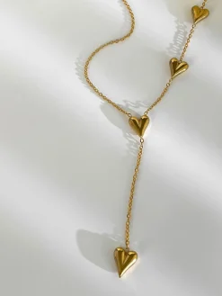 en Heart Tassel Necklace Necklaces|Accessories