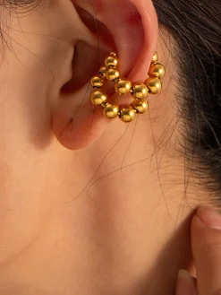 Outlet en Hoop Beaded Ear Cuff Earrings|Accessories