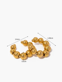 Outlet en Hoop Beaded Ear Cuff Earrings|Accessories