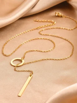 en Lariat Bar Y Necklace Necklaces|Accessories