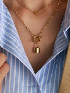 Clearance Padlock Necklace Necklaces|Accessories