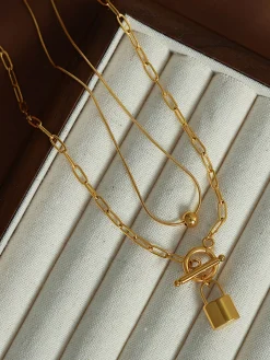 Clearance Padlock Necklace Necklaces|Accessories