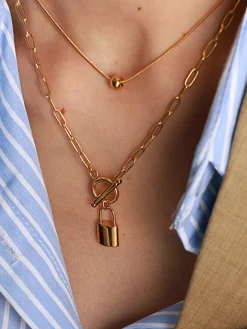Clearance Padlock Necklace Necklaces|Accessories