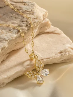 en Radiance Butterfly Necklace Necklaces|Accessories