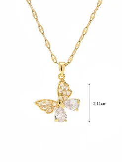 en Radiance Butterfly Necklace Necklaces|Accessories