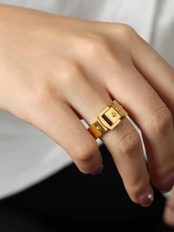 Outlet Ring With Buckle Rings & Bracelets|Accessories