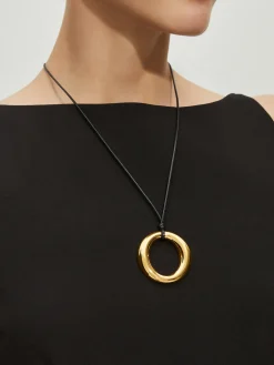 Hot Round Pendant Necklace Necklaces|Accessories