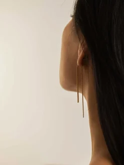 Online en Snake Chain Tassel Earrings Earrings|Accessories