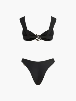 Best Golden Spiral Bikini Set Swimwear|Tops