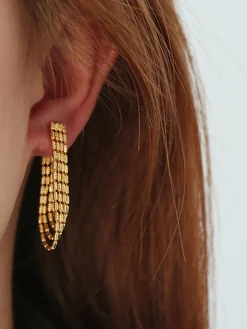 New en Tassel Chain Drop Earrings Earrings|Accessories