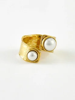 Online Tunnel Pearl Open Ring Rings & Bracelets|Accessories