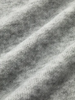 New Half Zip Fuzzy Sweater Sweater Tops|Sweaters & Cardigans