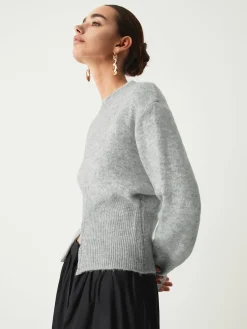 New Half Zip Fuzzy Sweater Sweater Tops|Sweaters & Cardigans