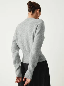 New Half Zip Fuzzy Sweater Sweater Tops|Sweaters & Cardigans