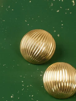 Clearance Half-Ball Ripple Stud Earrings Earrings|Accessories