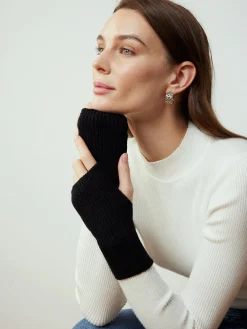 Discount Half-Finger Knit Gloves Accessories|Knitwear