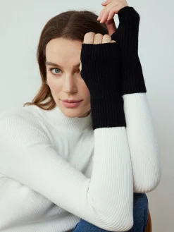 Discount Half-Finger Knit Gloves Accessories|Knitwear