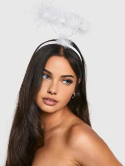 Discount Halloween Heart Feather Headband Hair Claws & Hats|Accessories