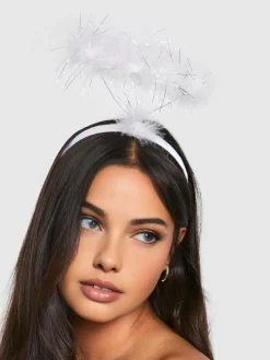 Discount Halloween Heart Feather Headband Hair Claws & Hats|Accessories