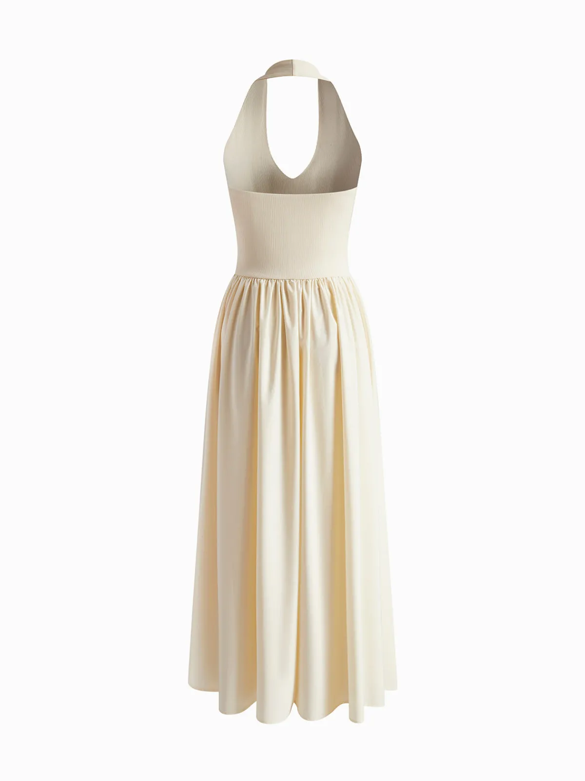Hot Halter Backless Pockets Dress White Dresses|Black Dresses