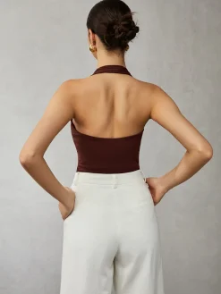 New Halter Backless Tank Top Tank Tops & Camis|Tops
