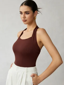 New Halter Backless Tank Top Tank Tops & Camis|Tops