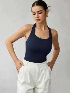 New Halter Backless Tank Top Tank Tops & Camis|Tops