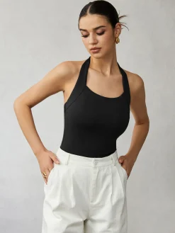 New Halter Backless Tank Top Tank Tops & Camis|Tops