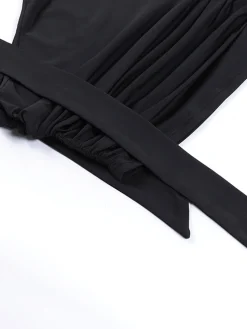 New Halter Neck Asymmetrical Top Sweater Tops|Tank Tops & Camis