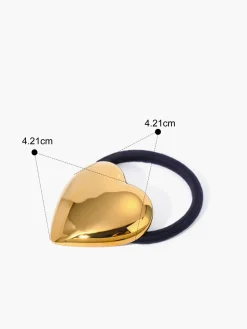 Best Heart Metal Hair Tie Hair Claws & Hats|Accessories