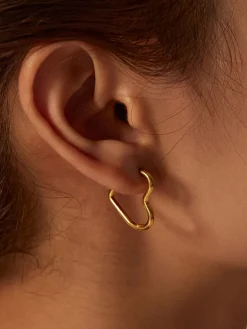 Outlet Heart Stud Earrings Earrings|Accessories