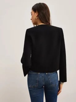 Heart-Button Regular Fit Blazer Outerwear|Blazers