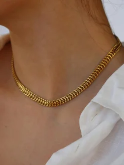 Hot Herringbone Necklace Necklaces|Accessories