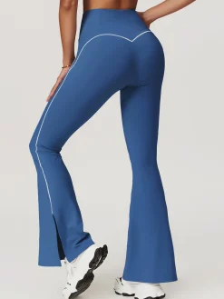 Clearance High Waist Hip-Lifting Flare Leggings Activewear