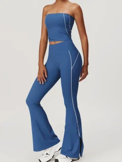 Clearance High Waist Hip-Lifting Flare Leggings Activewear