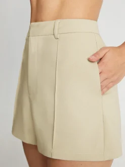 Discount High Waisted Mini Trouser Shorts Shorts|Bottoms