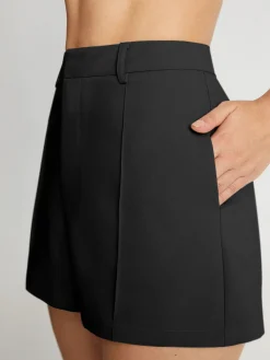 Discount High Waisted Mini Trouser Shorts Shorts|Bottoms