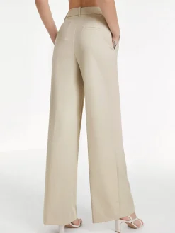 Clearance High Waisted Relaxed Fit Wide Leg Dress Pants Wide Leg|Pants