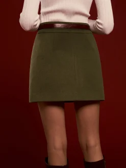 Online High-Waist A-Line Skirt Without Belt Skirts|Matching Sets