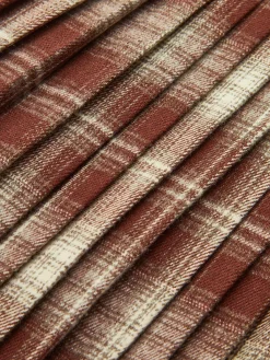 Best High-Waist Checked Pleated Skirt Skirts|Bottoms