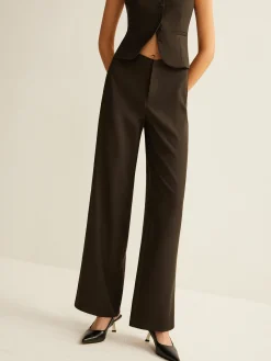 Best High-Waist Straight Pants Pants|Matching Sets
