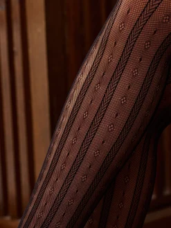 Hollow Floral Tights Accessories
