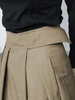 Discount Hook-and-Loop Fastener Wide Leg Velcro Pants Wide Leg|Pants